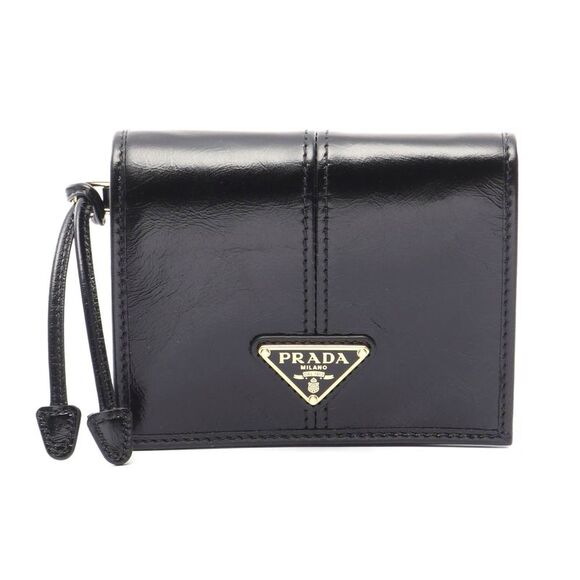 Prada Soft Lux Leather Bifold Wallet - Picture 1 of 6